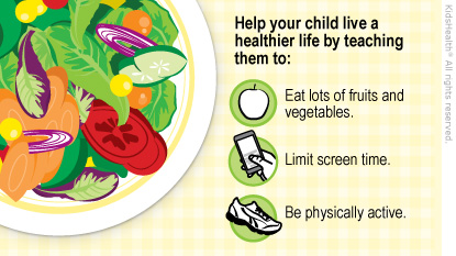 Illustration: Help your child live a healthier life
